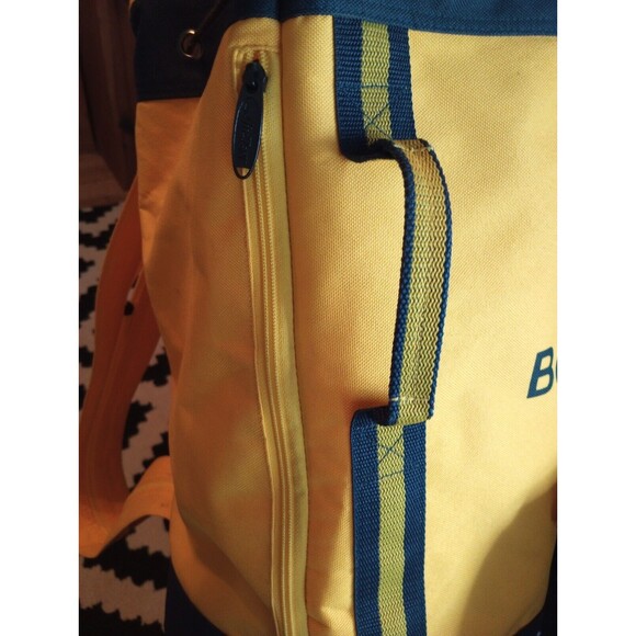 Air-Tex Boating Convertable Backpack Duffle Bag Yellow Navy NEW - Picture 2 of 11